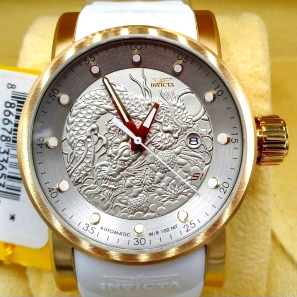 NEW INVICTA Automatic dragon/samurai men's watch